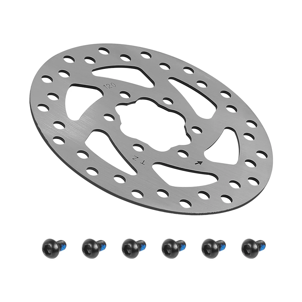 6 - Hole Disc Brake Disc for Kugoo Kirin G2 Pro for Kaabo Mantis 8 for Inmotion L9 Electric Scooter120MM Brake Disc Parts