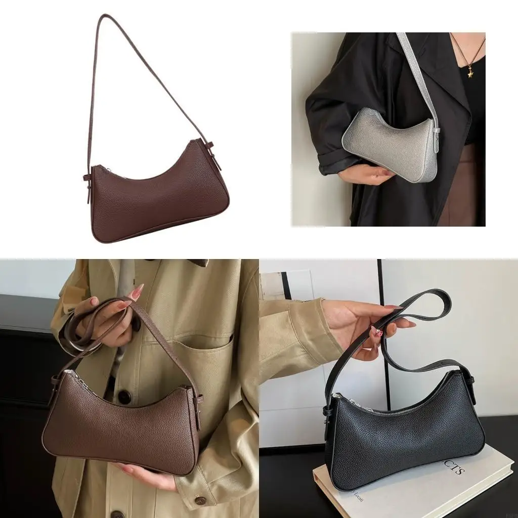 

Кожаный кошелек, маленькие сумки на плечо в форме полумесяца для женщин, сумки подмышки, модные сумки-клатчи Hobos с ремешком