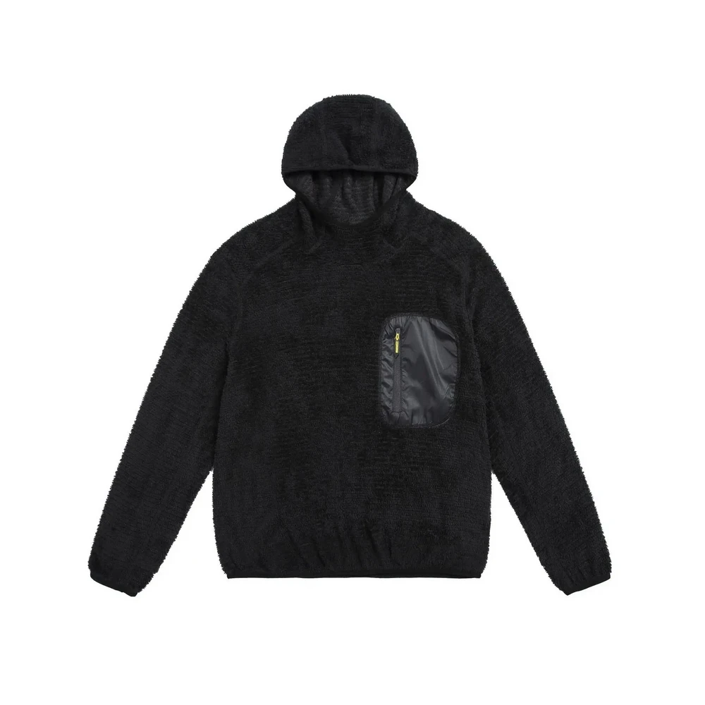 Sweater Hoodie Thermolite 2025 Musim Dingin Ringan Ultra-Ringan Hangat Unisex Warna Solid Hoodie Tebal untuk Musim Gugur