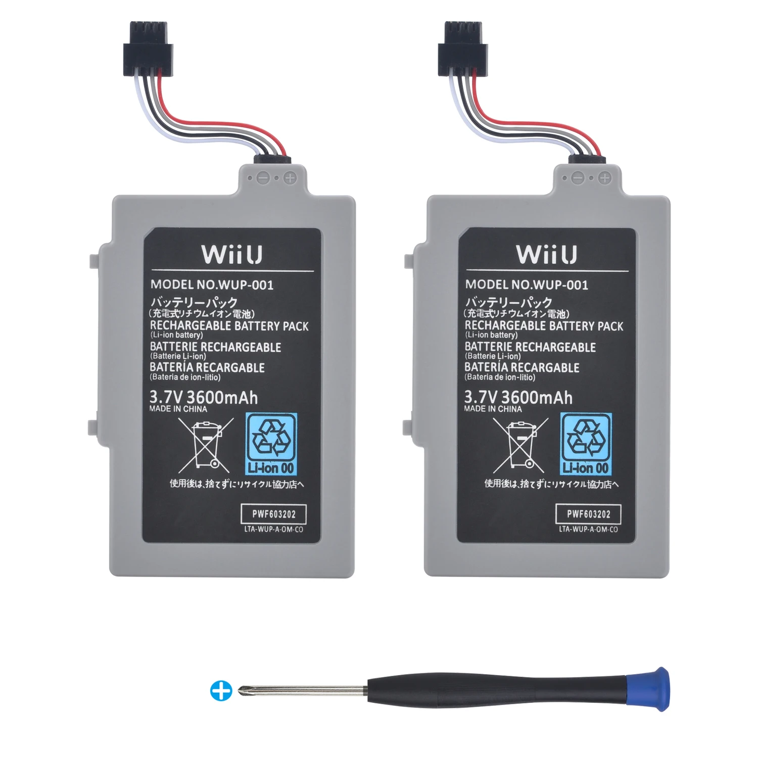 3600mAh Wii u Replacement  Battery for Nintendo Wii U ARR-002 Gamepad Wireless Controller