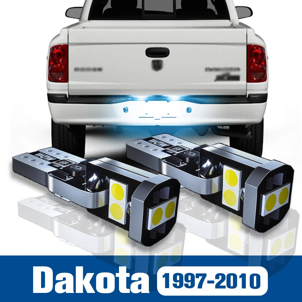 

2x LED License Plate Light Lamp Accessories Canbus For Dodge Dakota 1997-2010 2000 2001 2002 2003 2004 2005 2006 2007 2008 2009