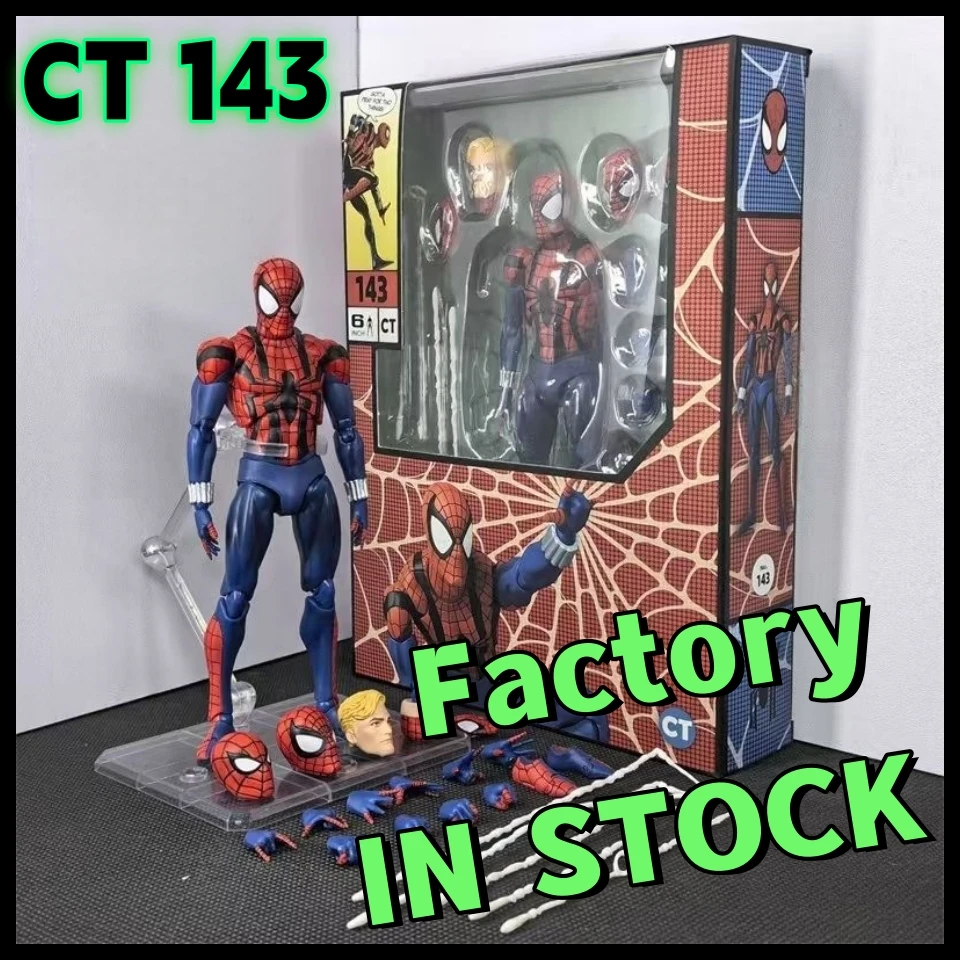 

In Stock Ct Toys Spiderman Mafex 143 Ben Reilly Comic Ver The Amazing Spider-Man Anime Action Figure Figurine Custom Toys Gifts