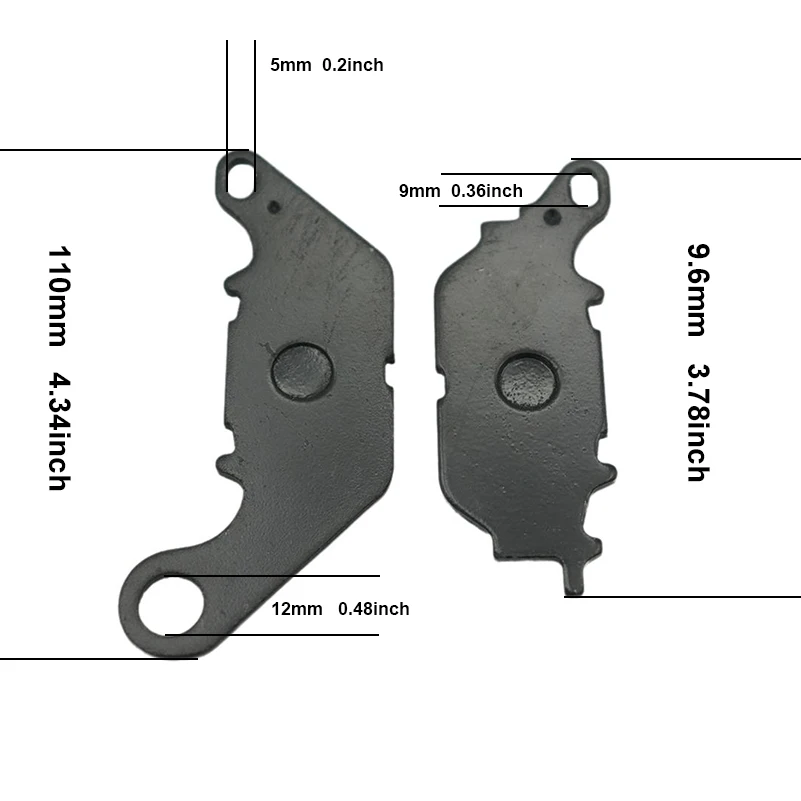 ملحقات وسادة فرامل الدراجة النارية مناسبة لوسادات الفرامل Tia 125