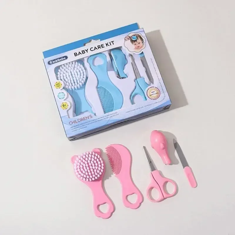 

for Infants Kids Baby Health Care Including K1MA 5 Piece/set Hair Brush Comb & Nails Trimmer Newborns Grooming Set