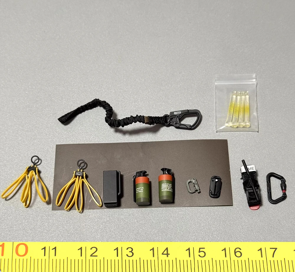 EASY&SIMPLE 1/6 Asia HK Soldier Doll SDU Toys Model Helmet Night Vision Headset Accessories For 12" Doll Figure ES 26070A - Image 6