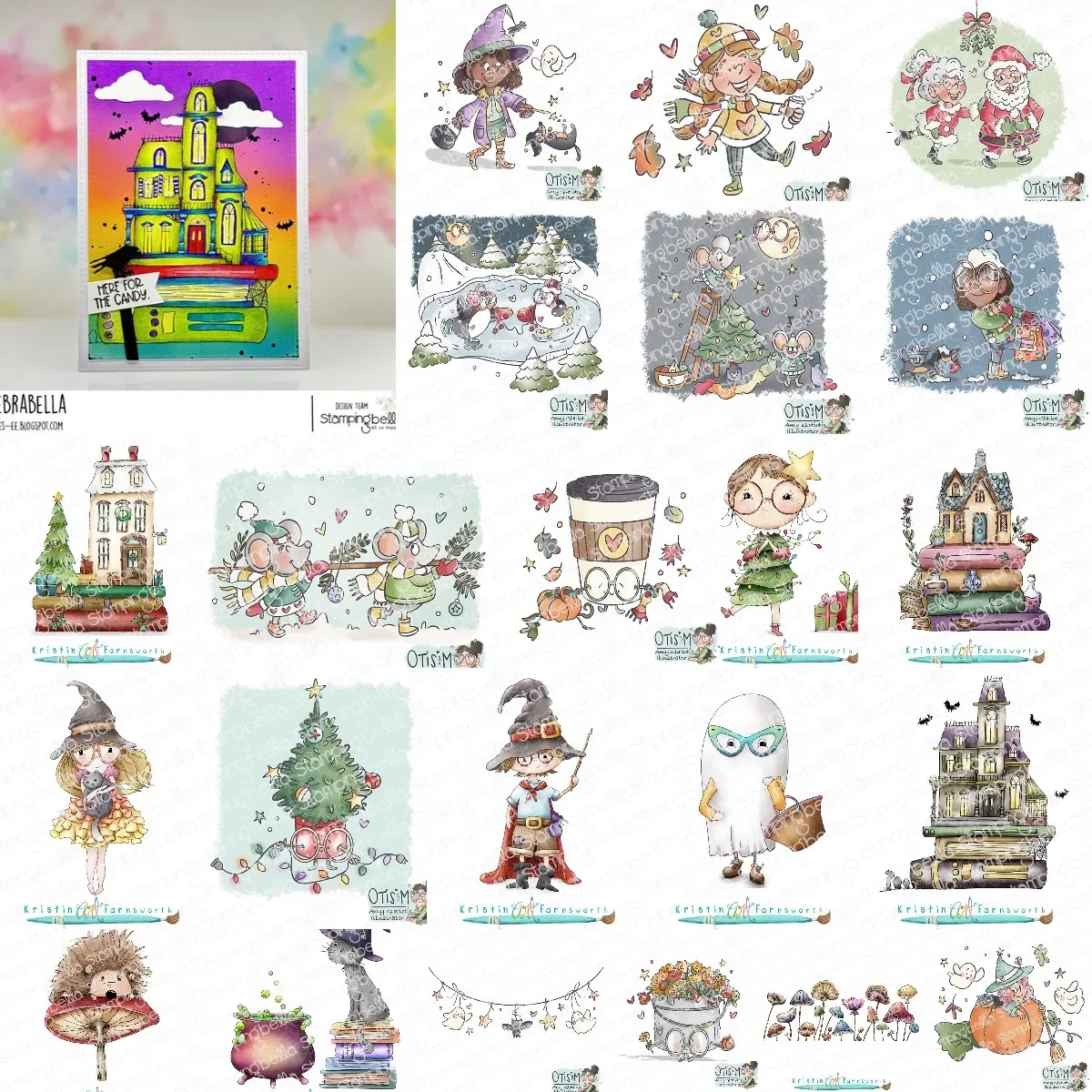 2024 September New Christmas Tree Coffee Cup Stamps For Scrapbooking Paper Craft Handmade Card Album Punch