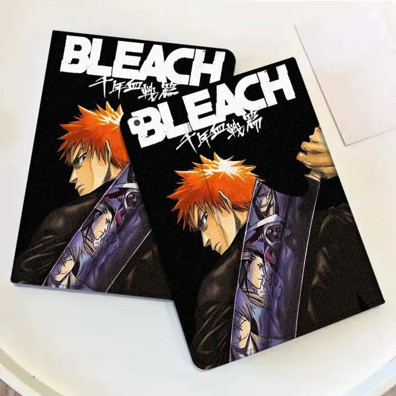 Bleach populair anime-logo voor iPad Pro Air Mini 2 3 4 5 6 7 7e 8e 9e 10e 11e 10.2 9.7 10.5 10.9 11 12.9 13 tablethoes