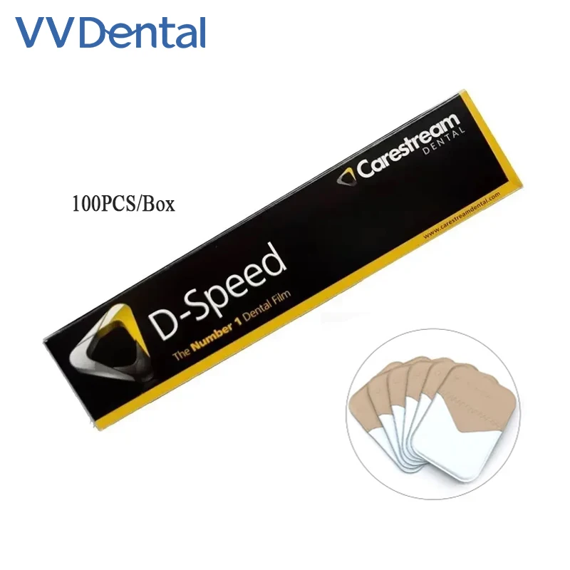 VVDental Dental D-Speed Intraoral X-Ray Films Kodak 100PCS/Box Dental Periapices Radiographs Intraoral Film Dentistry Equipment