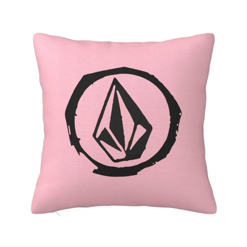 Custom Volcoms Skate Diamond Stone Pillow Covers Cushions Cover for Sofa Square Pillowcase