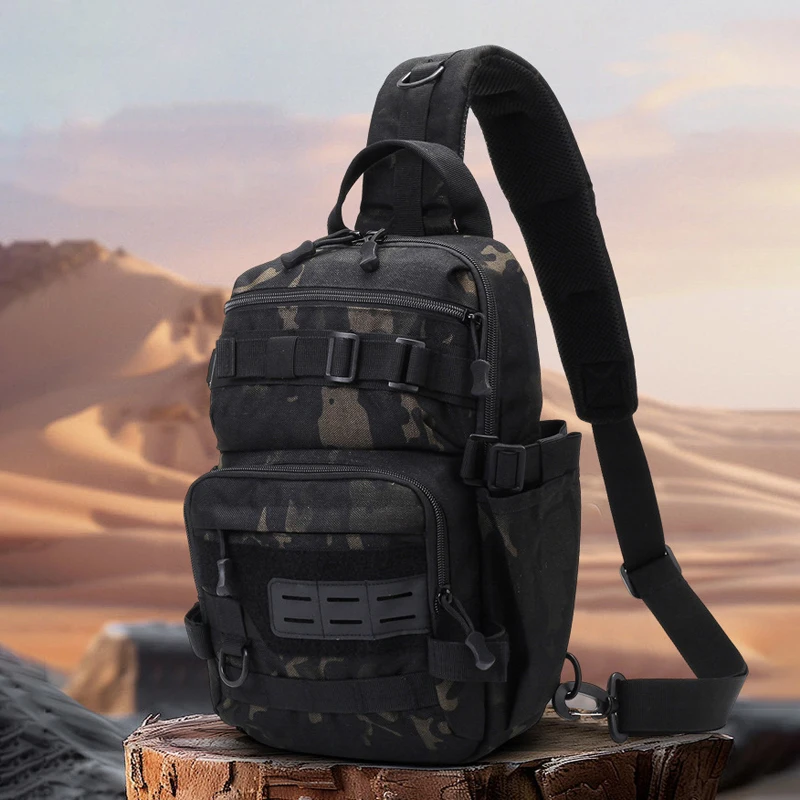 

Tactical Climbing Chest Bag Lure Fishing Outdoor Sports Hiking Hunting Camping Crossbody Bags Molle Men Travel Fanny Pack