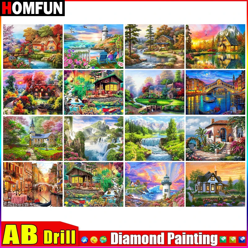 HOMFUN AB Diamond Painting 