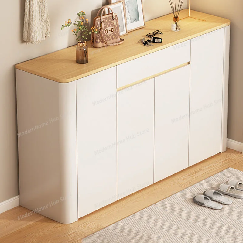 Storage Mobile Shoe Cabinet Organizer Living Room Wooden Luxury Designer Slippers Shoe Shelf Hotel Furniture