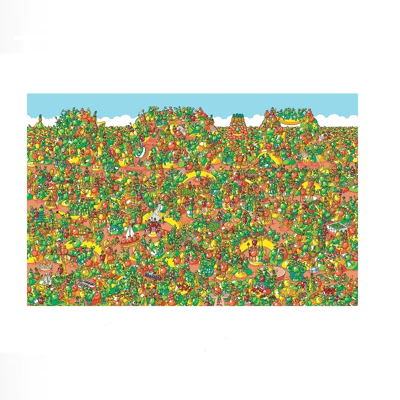 WHERE'S WALDO,Art Picture Print Canvas Poster,Home Wall Decor