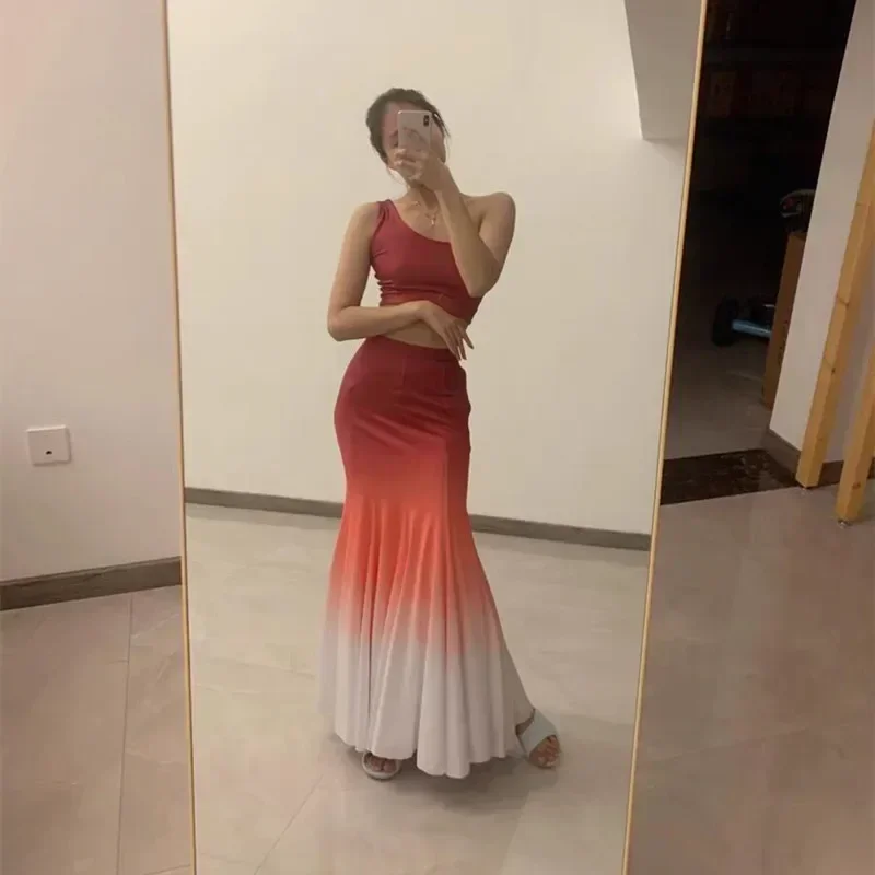 Woman Dai Dance Dress Hmong Dance Costume Lady Chinese Folk Dancewear Stage Perfromance Fishtail Skirt Festival Party Clothing