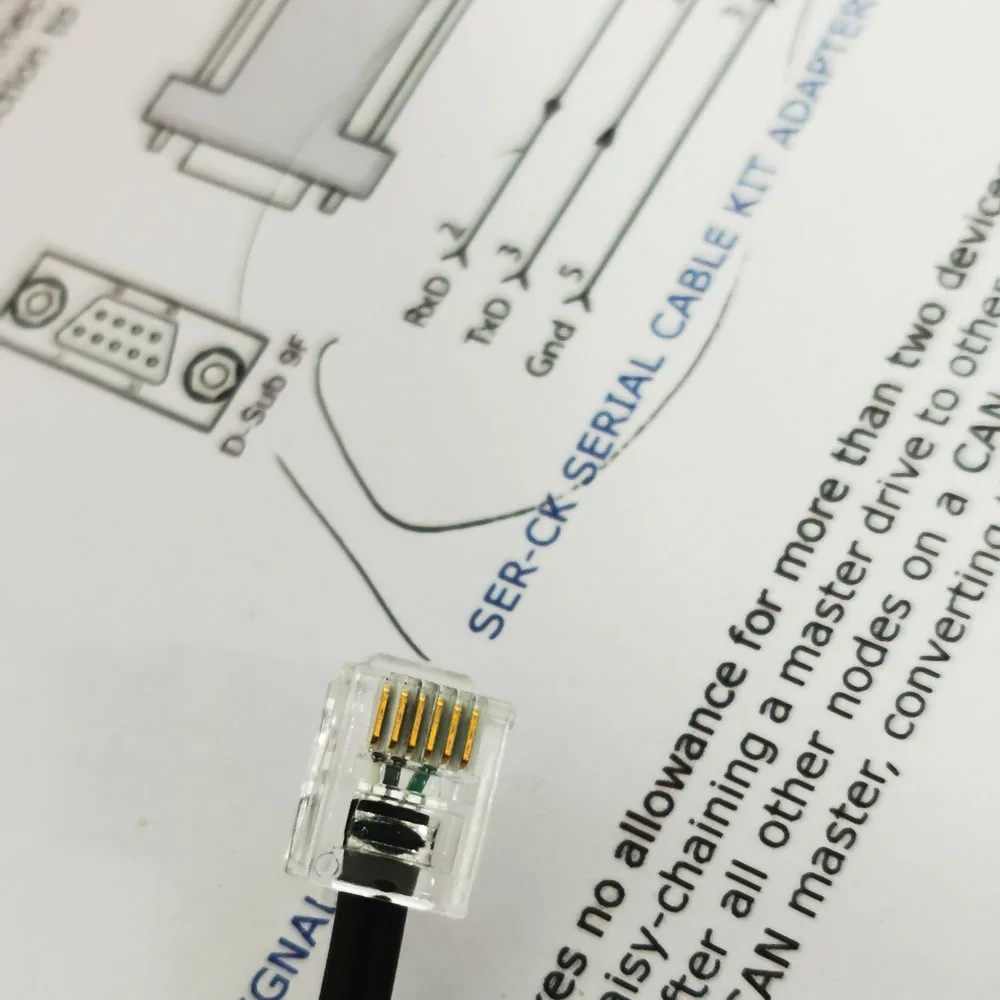 SER-CK Serial Cable for Copley Xenux Servo Drive PC Communication Cable