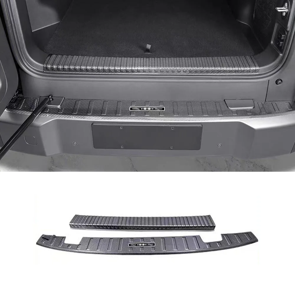 

Carbon Fiber Rear Guard Panel Dedicated Trunk Door Sill Strip Anti Stepping And Scratch Fit For Equation Leopard Titanium 7