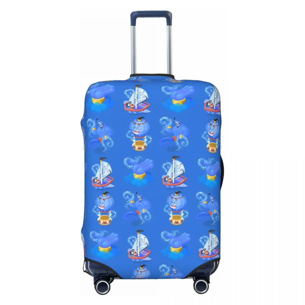 

Custom A-Aladdines Magical Lamp Cartoons Travel Luggage Cover Washable Suitcase Cover Protector Fit 18-32 Inch