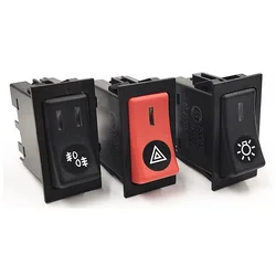 For SHACMAN F3000 Fog Light Switch Crisis Switch Headlight Switch Lighting Cab Dashboard Rocker Switch Truck Parts