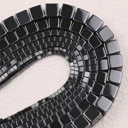 Loose Spacer Beads Natural Square Cube Black Hematite Stone 2/3/4/6/8/10MM For Jewelry Making Bracelet Necklace DIY Accessories