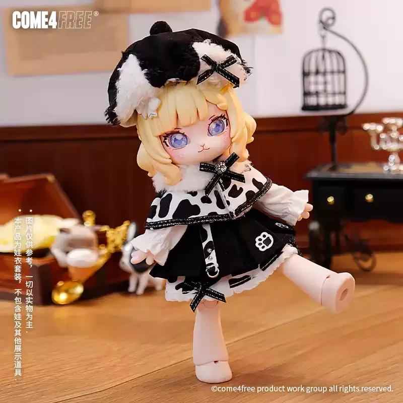 Come4free White Knight Baby Clothes Ob11 Doll Bjd Baby Clothes Doll Skirt Clothes Desktop Decoration Clothes Kids Birthday Gift