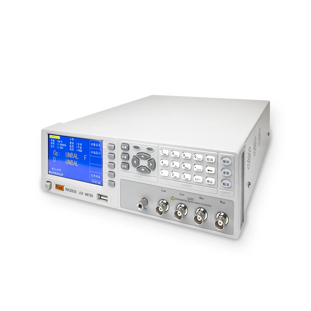 LCR digitale brug RK2830 RK2837 automatische LCR-functie 50Hz-200kHz resolutie 10mHz 10mV-1.0V signaalniveau