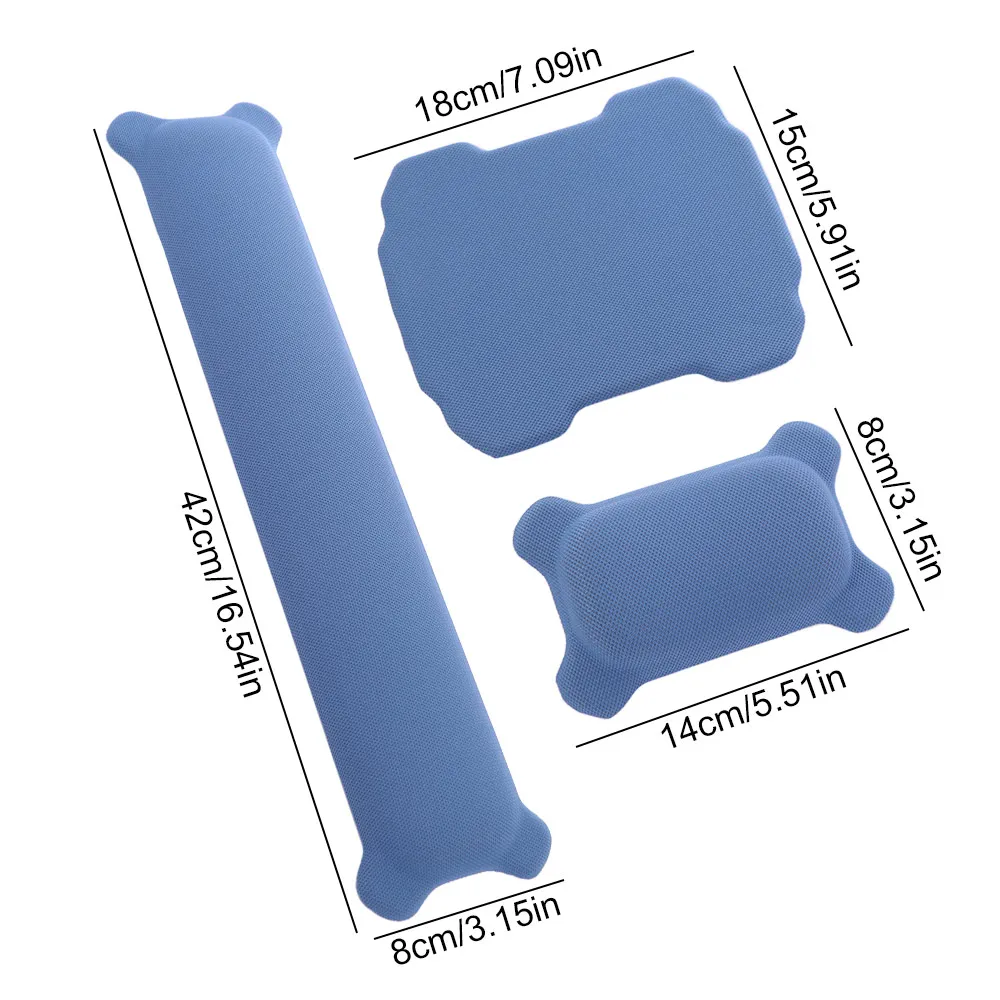 

1/2pcs Slow Rebound Mouse Wrist Support Pad Non-Slip Ergonomic Wristband Mouse Mat Supportive Soft Texture Keyboard Hand Cushion