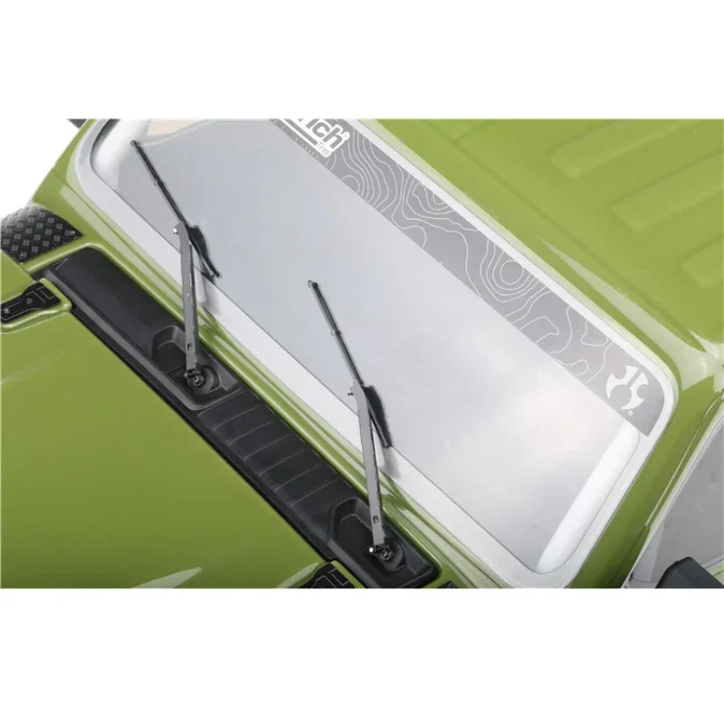 

1/6 стеклоочиститель, трехмерные металлические дворники, черный, серебристый цвет для AXIAL SCX6 Wrangler JEEP, аксессуары для обновления радиоуправляемого автомобиля, детали