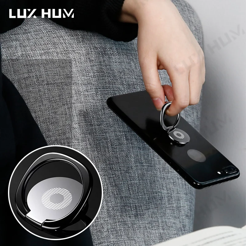 

Portable Finger Ring Phone Holder 360-Degree Rotatable Ultra Thin Stand for Smartphone Universal Alloy Phone Mount