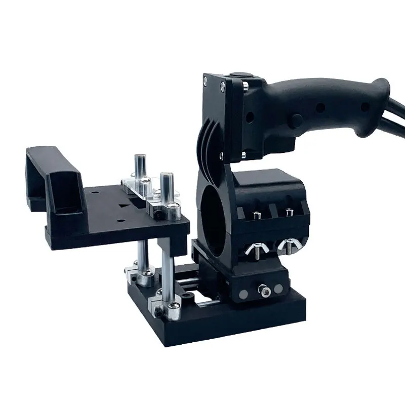 Lightweight invisible 2-in-1 small portable slotting machine rack, mold trimming machine milling cutter woodworking tools
