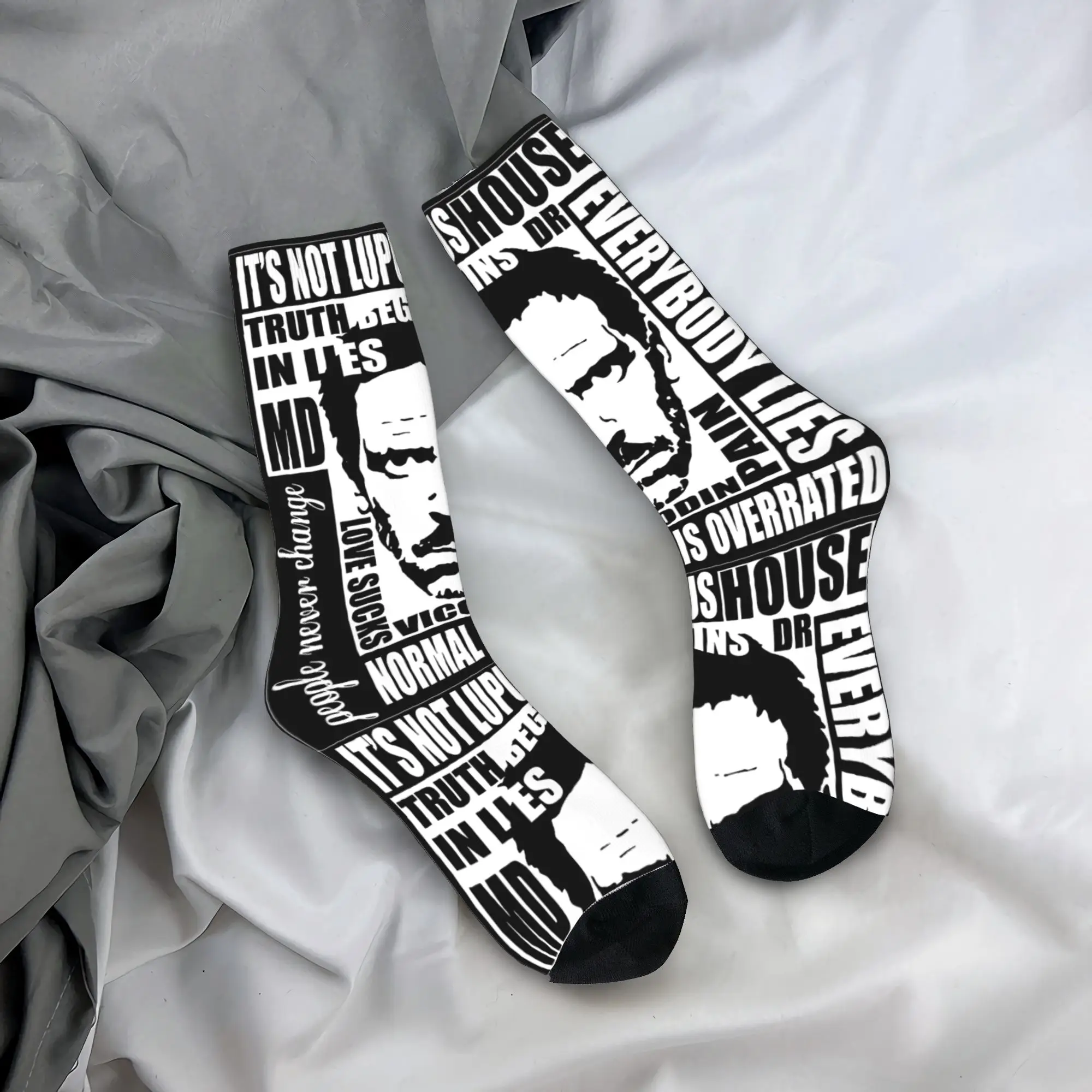 

Носки Dr Gregory House MD, противоскользящие чулки, мужские качественные велосипедные носки, весенние модные носки с рисунком