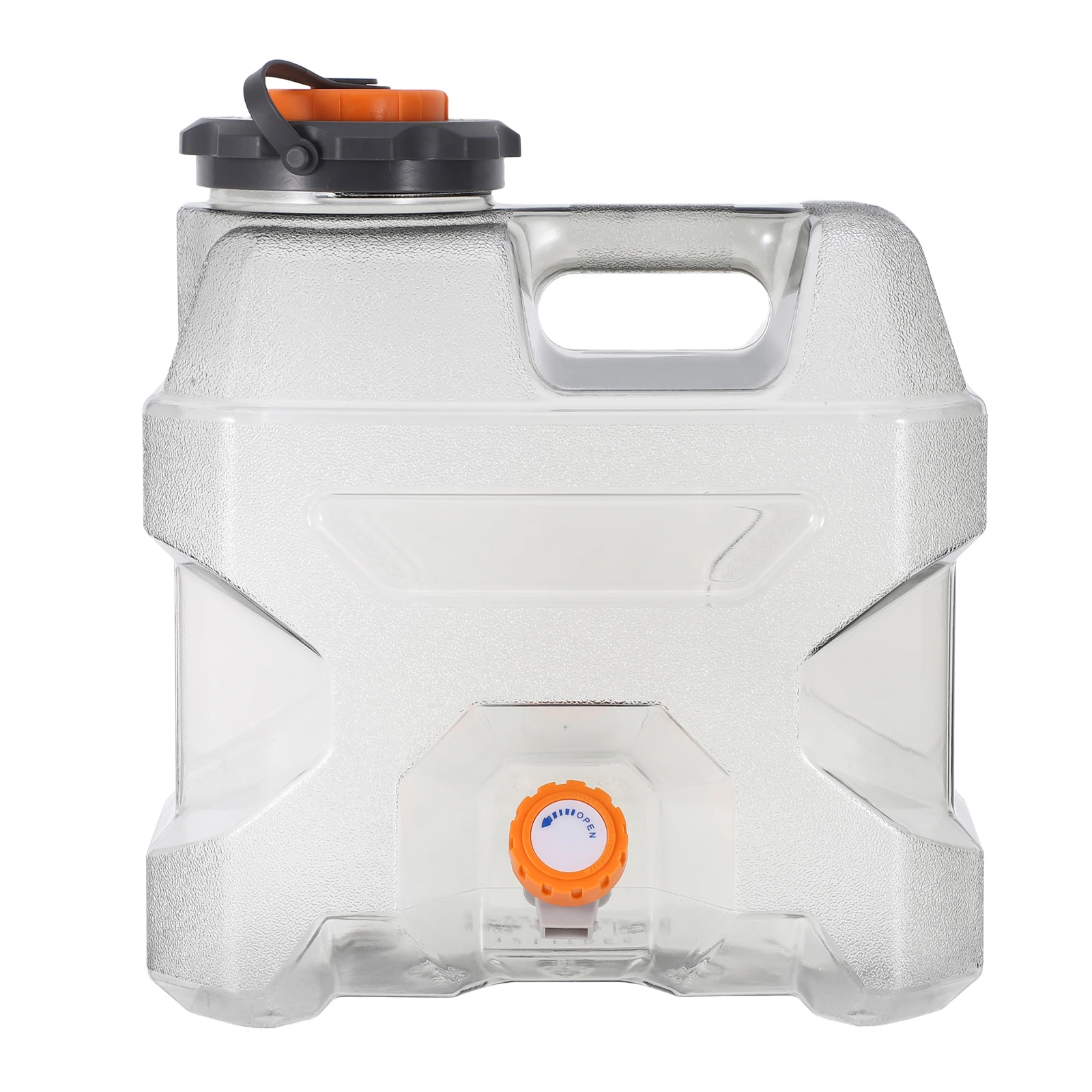 

12L Camping Water Container with Spigot - Food-Grade Pc Water Tank for Outdoor Hydration - Portable Leakproof Jug for Hiking