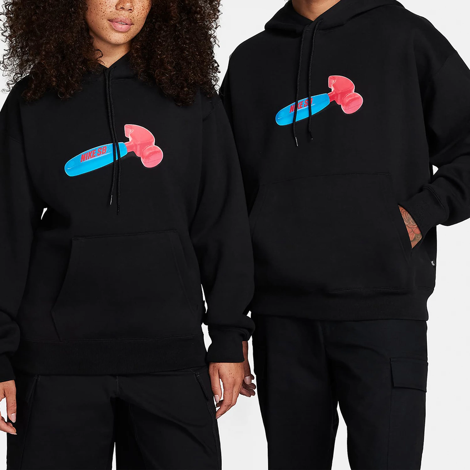 Nike Authentic New Men and Women's Printed Fleece Hooded Sweatshirt FQ2193-010