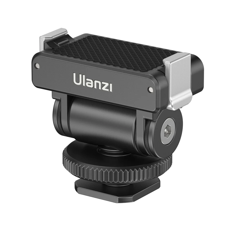 Ulanzi CA22 Cold Shoe Mount Adapter for DJI OSMO ACTION 3/4 with 1/4 Threaded Screw Adapter for Photograph Camera Magic Arm