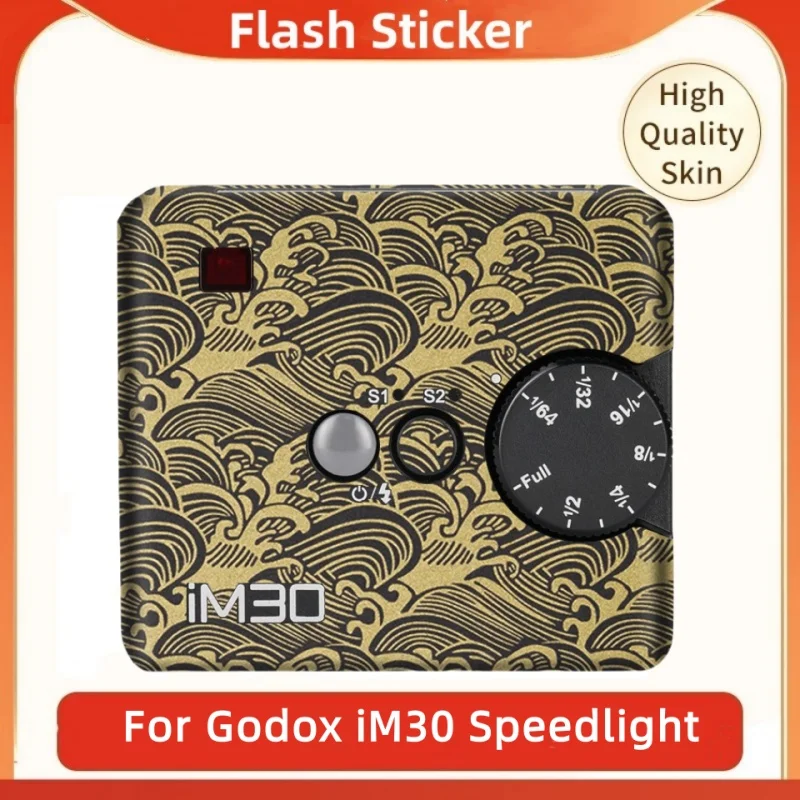 For Godox iM30 Mini Camera Flash Skin Protective Sticker for Godox IM 30 Speedlight Premium Decal Skin Protector
