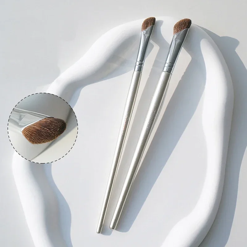 Nose Contour Brush Flat Nose Contour Brush Angled Contour Makeup Brush Natural Hair Angled Contour Shadow Smudge Makeup Brushes