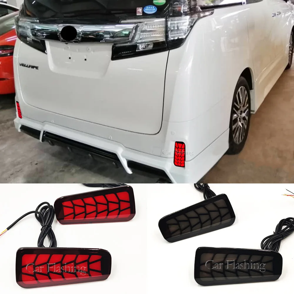 

For toyota Alphard VellfiRE30 series rear bumper water steering brake light