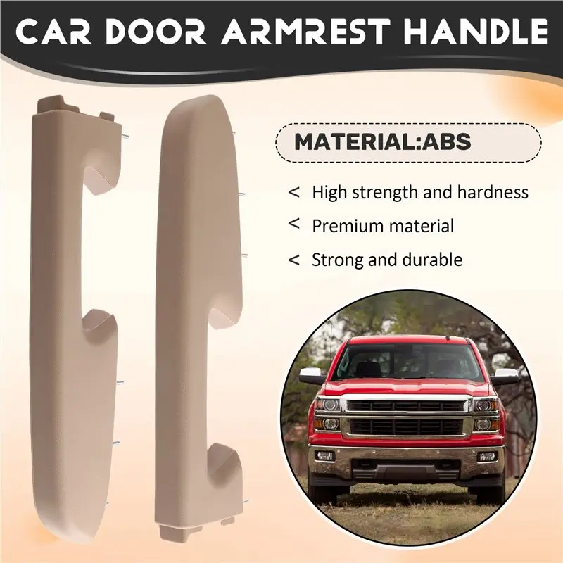 【Top Sale !!】Car Door Armrest Handle Replacement Kit For Silverado GMC Sierra- Front Grab Handle Repair Parts Included