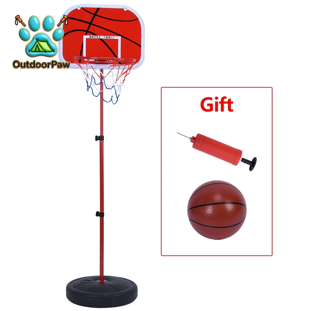 Basketball System Stand Height  Basketball Stand System Hoop Backboard Net Kit for Children
