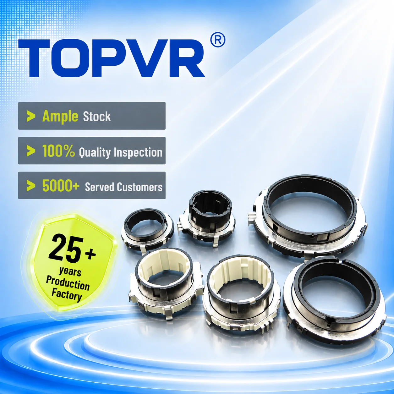 TOPVR Hollow Shaft Encoder Incremental Rotary Encoder with Push Switch 360° Infinite Rotation for Audio & Vehicle Control Panel