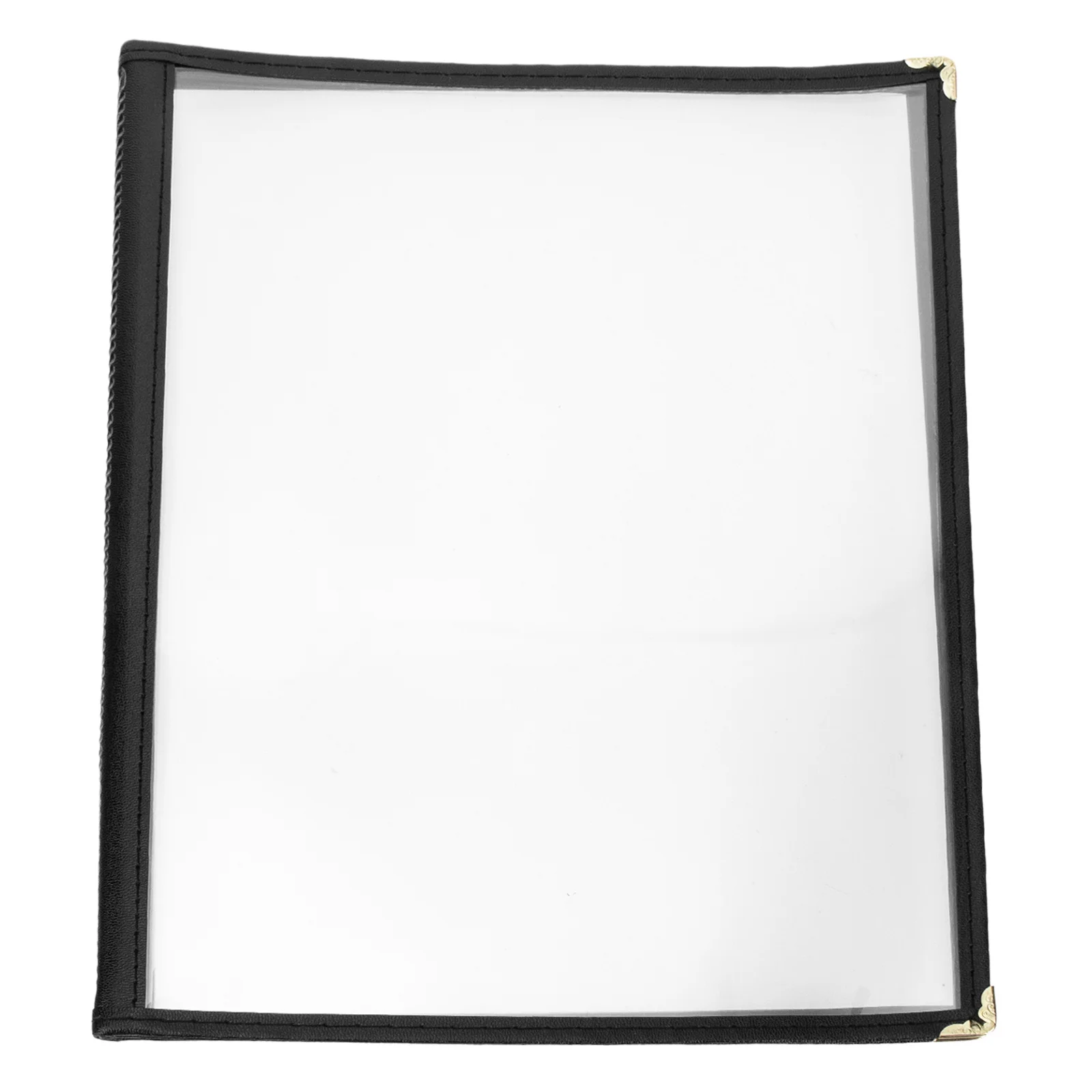 غطاء قائمة المطاعم مصنوع من مادة PVC عالية الجودة المقاومة للماء والزيت والنظيف لحقيبة حامل قائمة المقهى