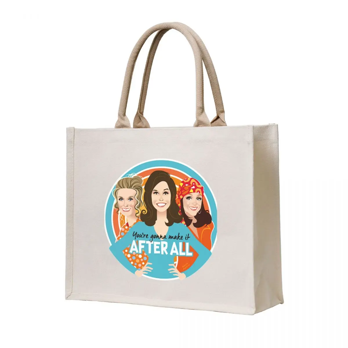 

Mary Tyler Moore T-ShirtAfter all! Tote Bag Handbags women tote bag custom the tote bag