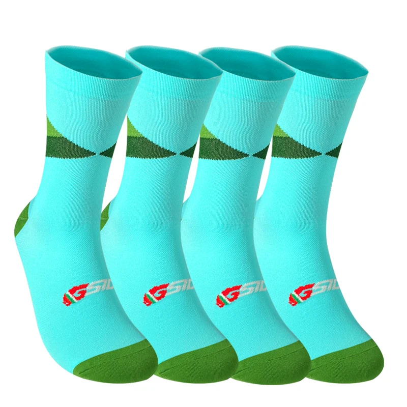 4 Paar Team-Radsocken, Professionelle Sportsocken, Hochwertige Laufsocken, Basketballsocken in Vielen Farben – Detail 7