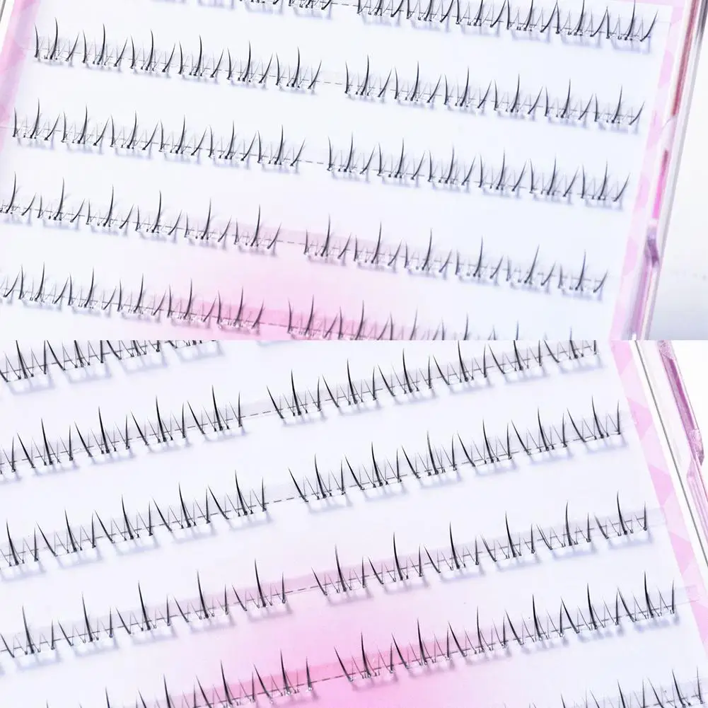 ذاتية اللصق الرموش الصناعية السفلية 5 مللي متر C-Curl أسفل الرموش تمديد مجموعات الكورية نظرة طبيعية أدوات ماكياج #3