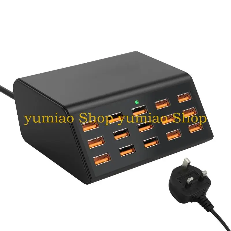 587B High Power 100W 15Port USB Desktop Charging Station For Multiple Device Users