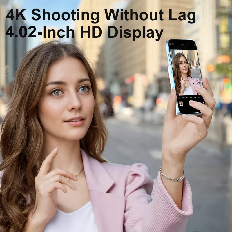 Universal Touch Control Screen Splitter & Rear Selfie Screen Mirror for Live Stream | Phone Rearview Cast Display
