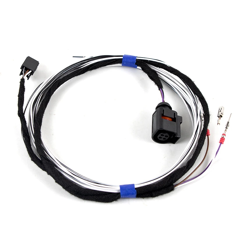 For VW Flip logo Rear View Camera Reversing Camera Cable Harness For VW Golf 7 MK7 Passat B8 Polo 5GG 827 469 F Camera Low Line view 5