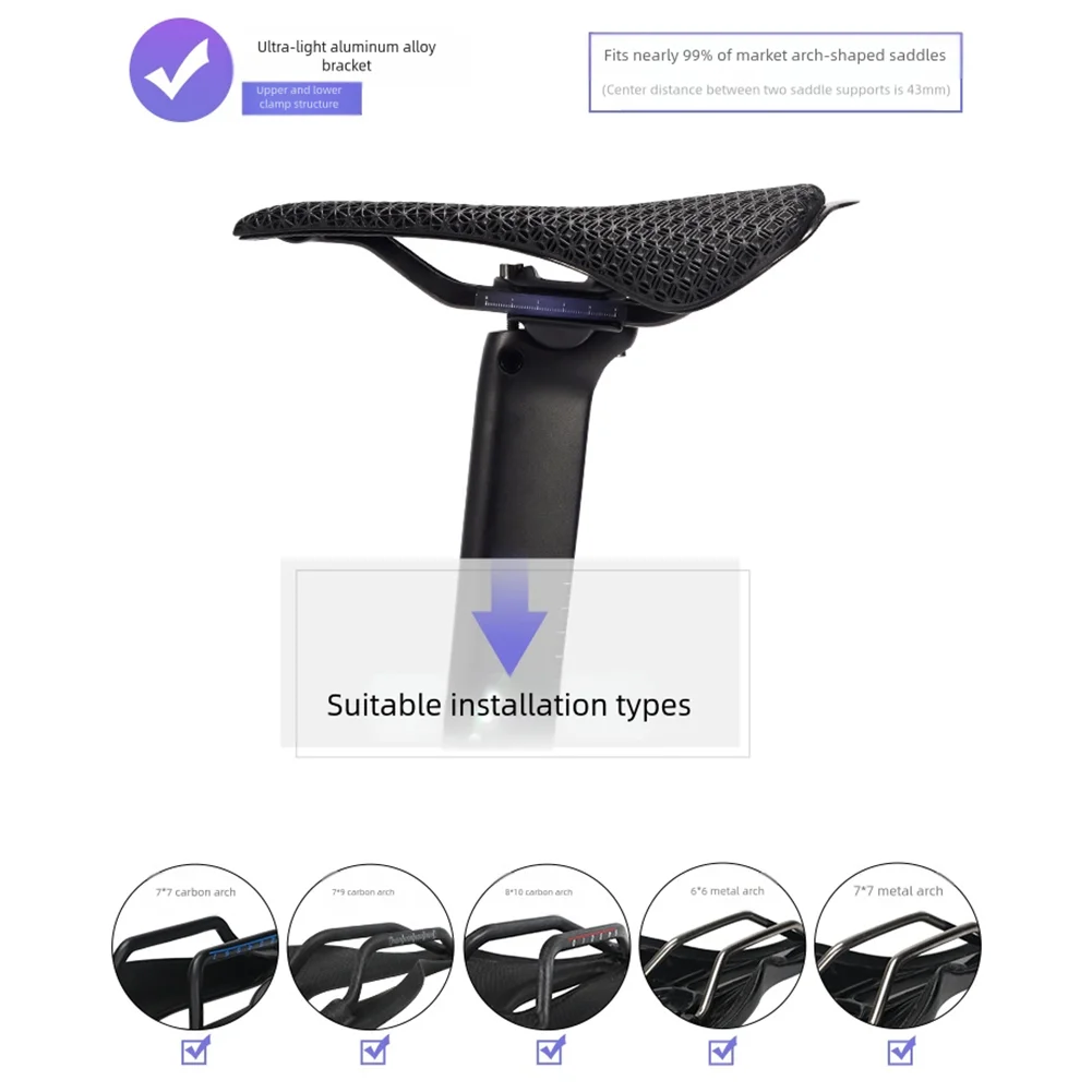 

T800 carbon fiber seatpost 320mm for XDS AD300 AD350 road bike ultralight 165g with seat angle adjustment and scale marking