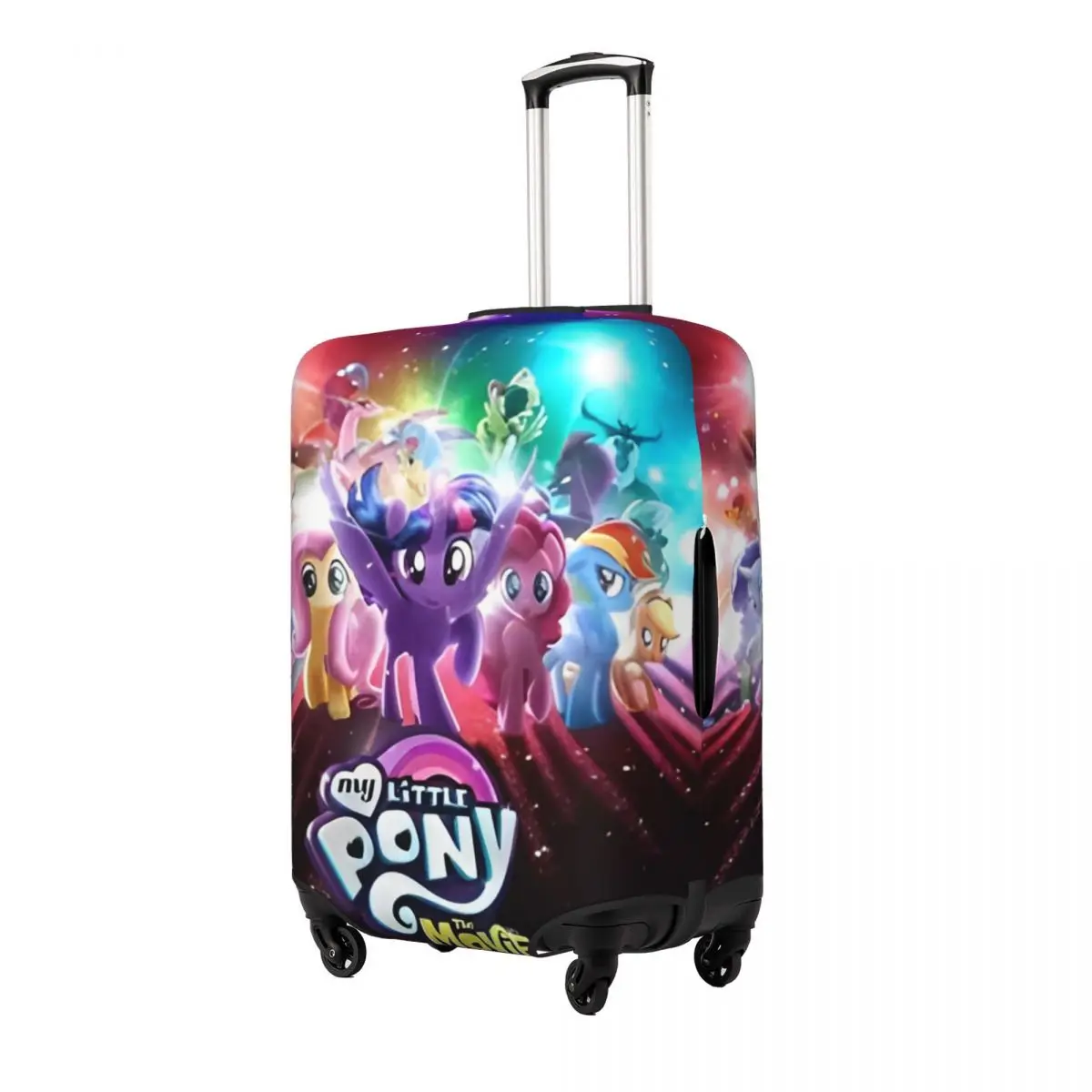 MINISO My Little P-pony Suitcase Cover Holiday Elastic Luggage Case Cruise Trip Protector