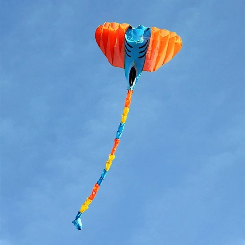 Free Shipping flying fish kites inflatable kites toys fun outdoor game kiteboarding excitador linha pipa Kite flying soft kite