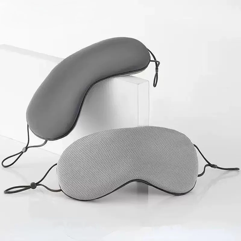 

Korean Style Ice Silk Sleeping Eye Mask Adjustable Warm Cool Dual Use Travel Light Blocking Breathable Eye Mask for Comfortable